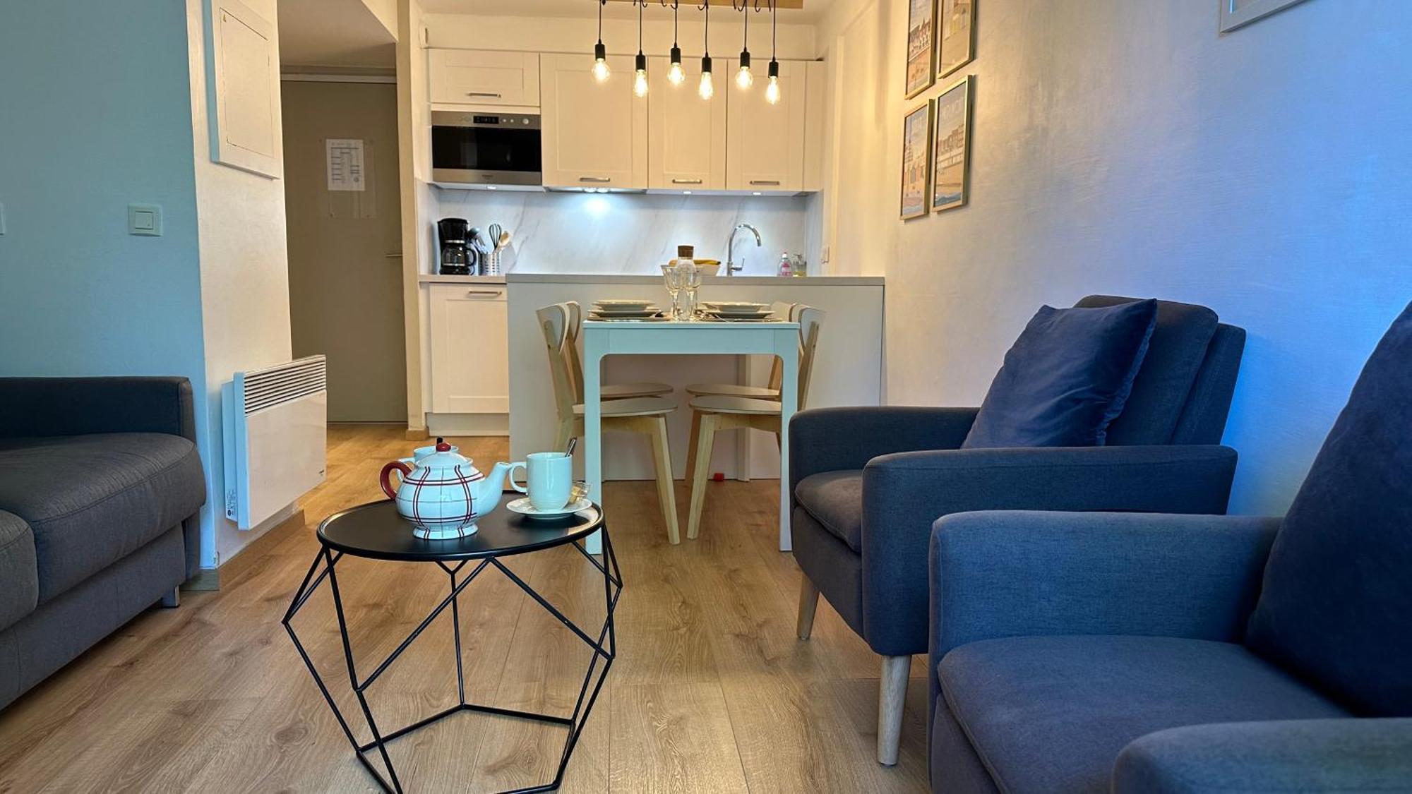 Appt 4 Pers-2 Chb-2 Sdb-Piscine-Linge Inclus-Literies Faites A L'Arrivee Inclus-Parking Apartment Le Touquet Luaran gambar